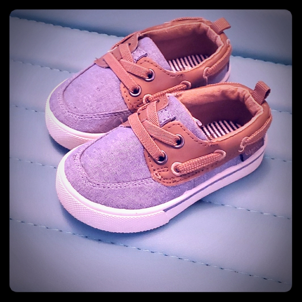 Osh Kosh denim boat shoes